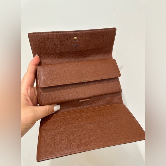 Louis Vuitton international long clutch leather wallet monogram print - Picture 2 of 16